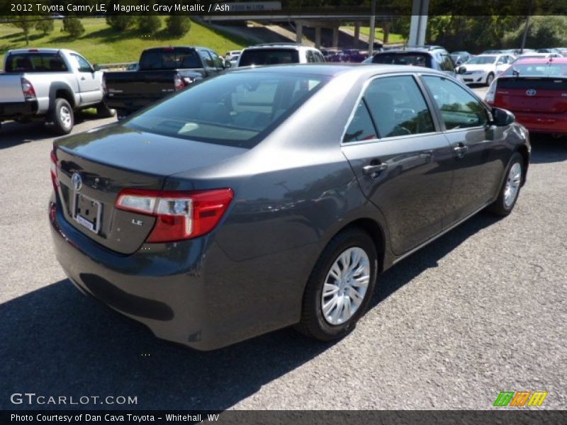Magnetic Gray Metallic / Ash 2012 Toyota Camry LE