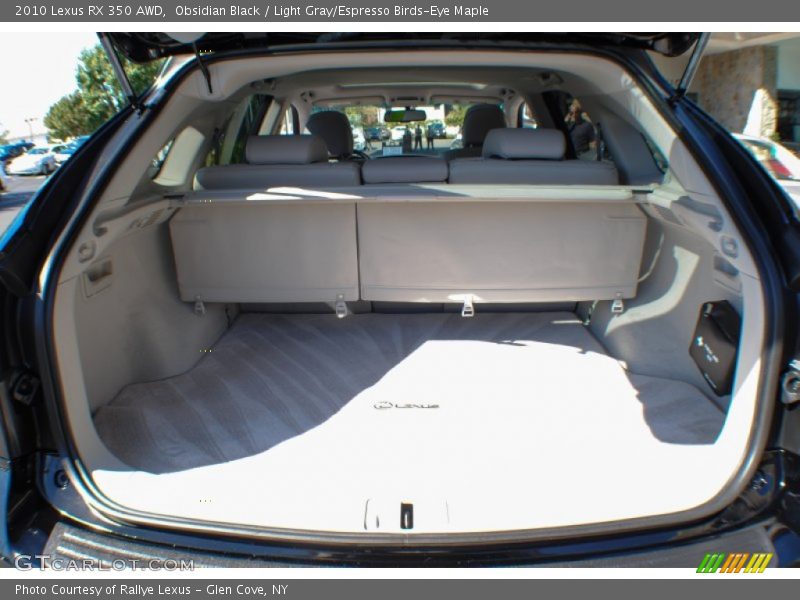 Obsidian Black / Light Gray/Espresso Birds-Eye Maple 2010 Lexus RX 350 AWD