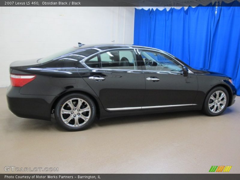 Obsidian Black / Black 2007 Lexus LS 460
