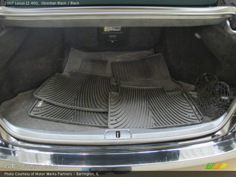 Obsidian Black / Black 2007 Lexus LS 460