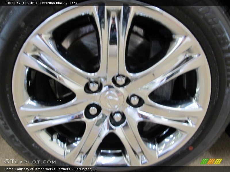 Obsidian Black / Black 2007 Lexus LS 460