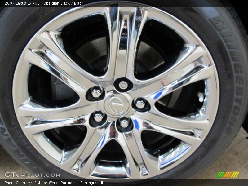 Obsidian Black / Black 2007 Lexus LS 460