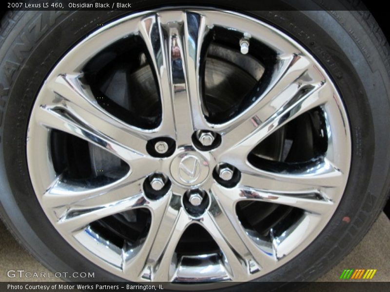 Obsidian Black / Black 2007 Lexus LS 460