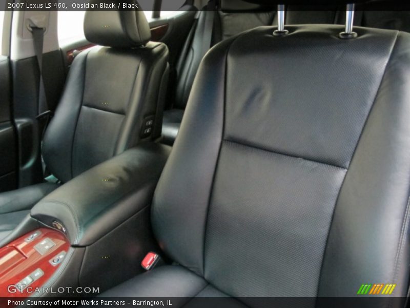 Obsidian Black / Black 2007 Lexus LS 460