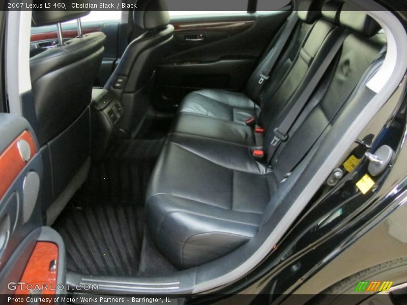 Obsidian Black / Black 2007 Lexus LS 460