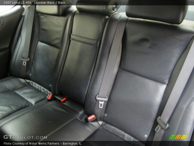 Obsidian Black / Black 2007 Lexus LS 460