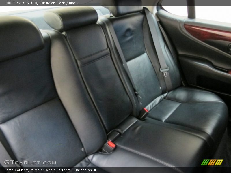 Obsidian Black / Black 2007 Lexus LS 460