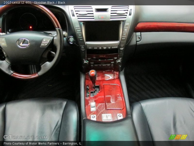 Obsidian Black / Black 2007 Lexus LS 460