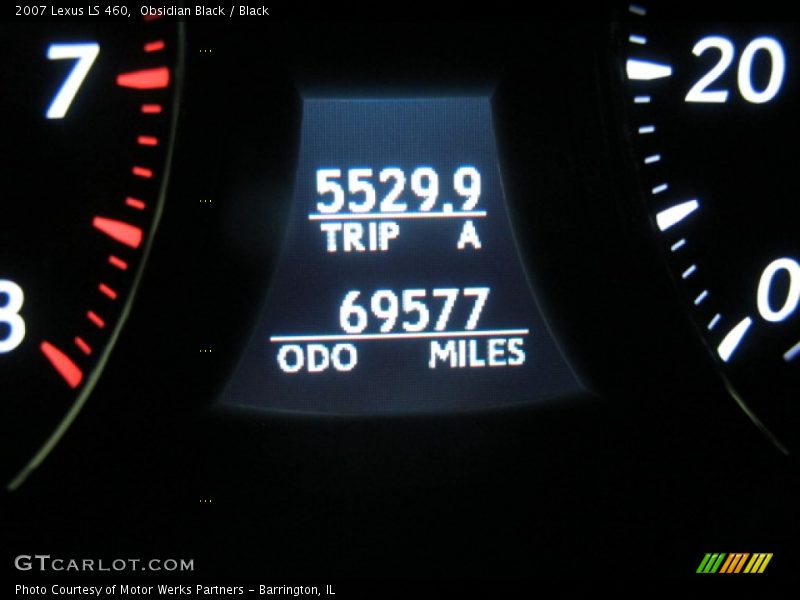 Obsidian Black / Black 2007 Lexus LS 460