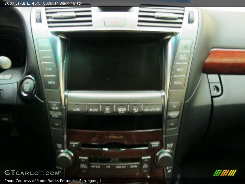 Obsidian Black / Black 2007 Lexus LS 460