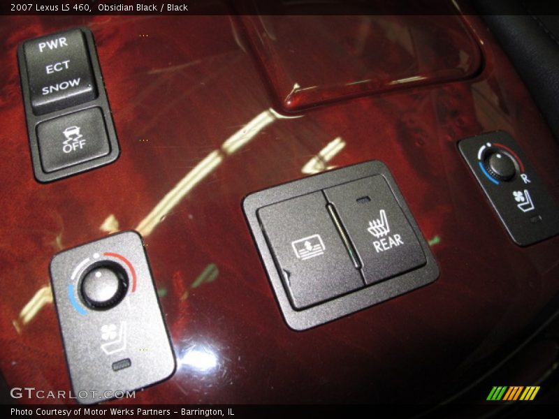 Obsidian Black / Black 2007 Lexus LS 460