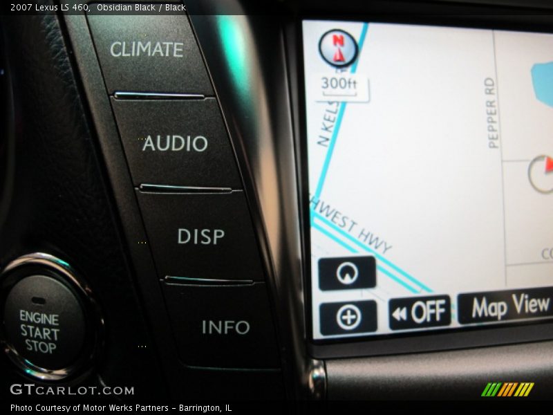 Obsidian Black / Black 2007 Lexus LS 460