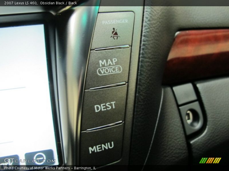 Obsidian Black / Black 2007 Lexus LS 460