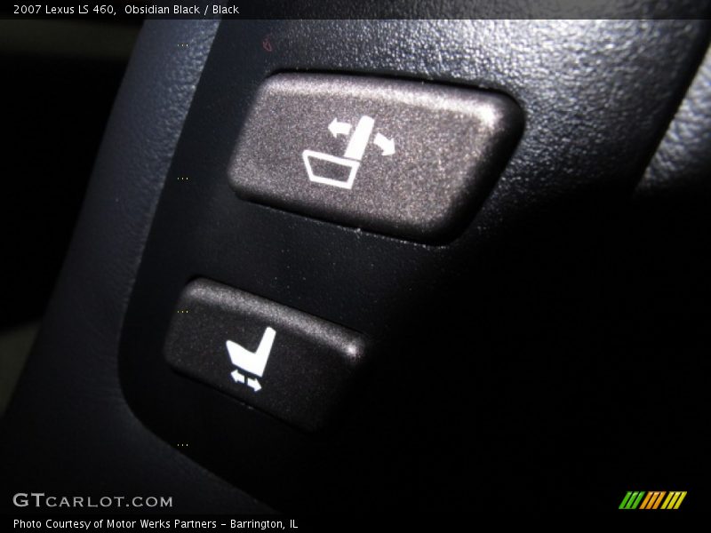 Obsidian Black / Black 2007 Lexus LS 460