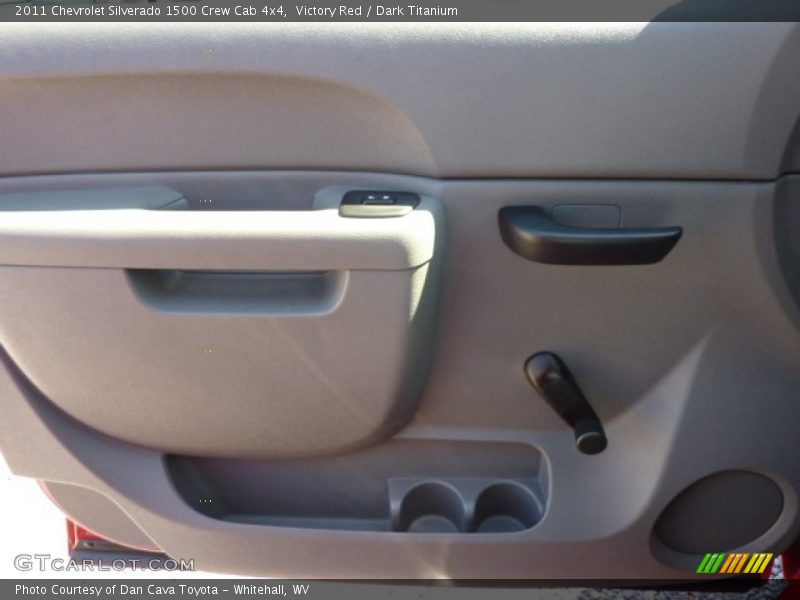 Victory Red / Dark Titanium 2011 Chevrolet Silverado 1500 Crew Cab 4x4