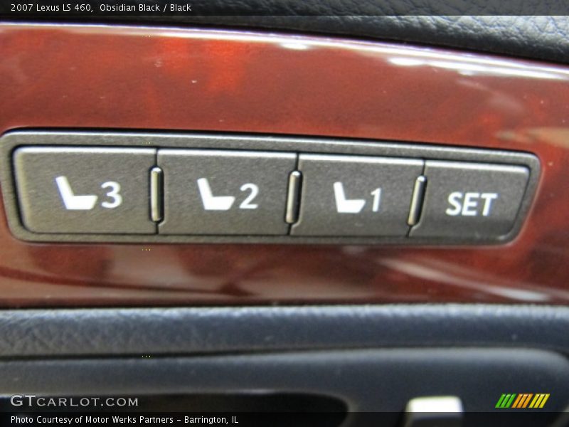 Obsidian Black / Black 2007 Lexus LS 460
