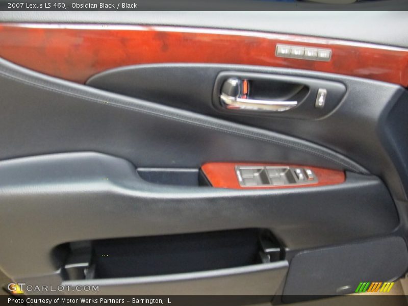 Obsidian Black / Black 2007 Lexus LS 460