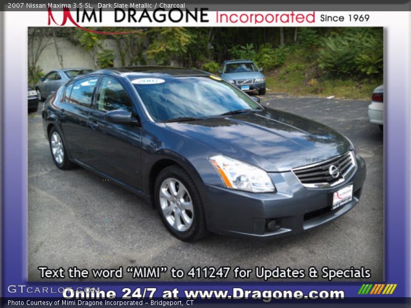 Dark Slate Metallic / Charcoal 2007 Nissan Maxima 3.5 SL