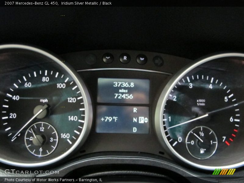 Iridium Silver Metallic / Black 2007 Mercedes-Benz GL 450