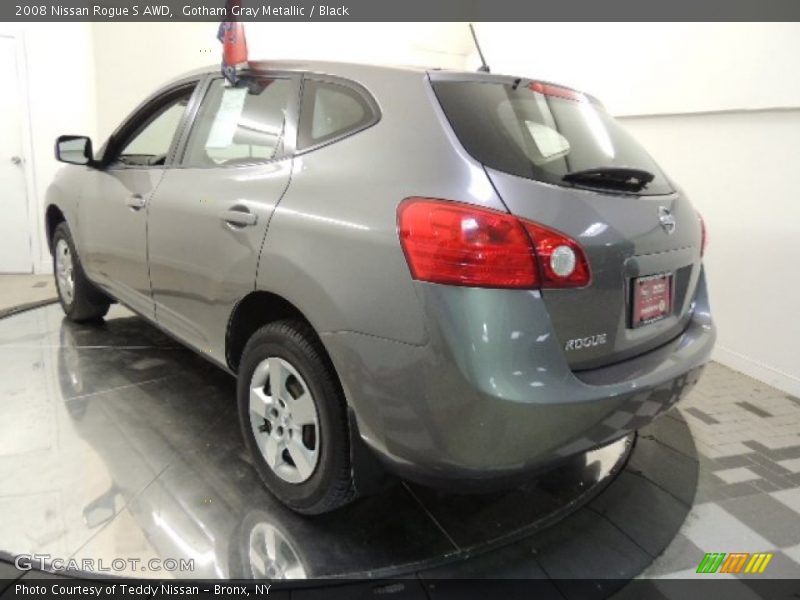 Gotham Gray Metallic / Black 2008 Nissan Rogue S AWD