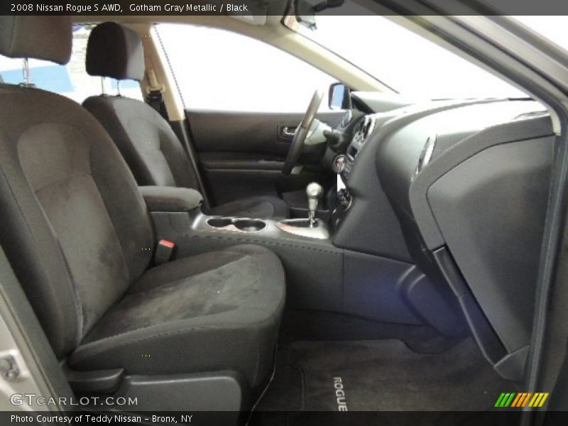 Gotham Gray Metallic / Black 2008 Nissan Rogue S AWD