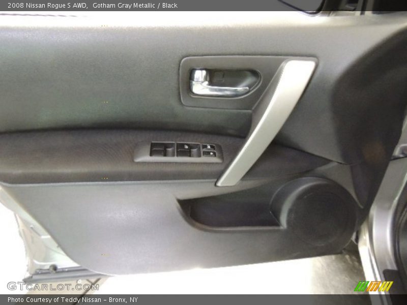 Gotham Gray Metallic / Black 2008 Nissan Rogue S AWD