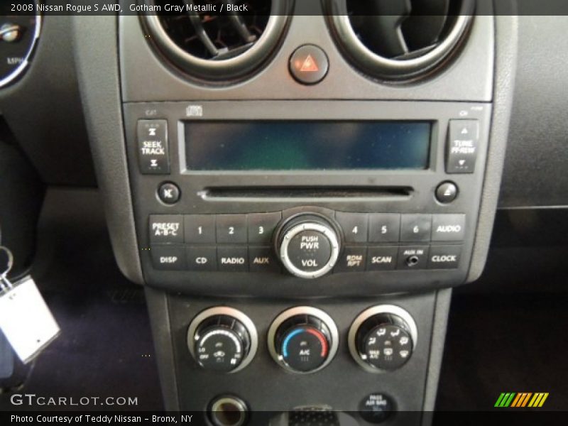 Gotham Gray Metallic / Black 2008 Nissan Rogue S AWD