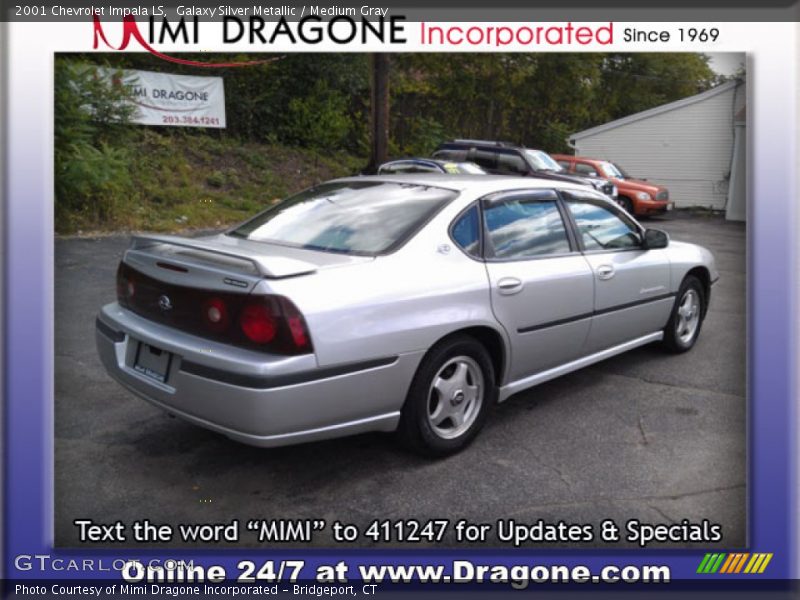 Galaxy Silver Metallic / Medium Gray 2001 Chevrolet Impala LS