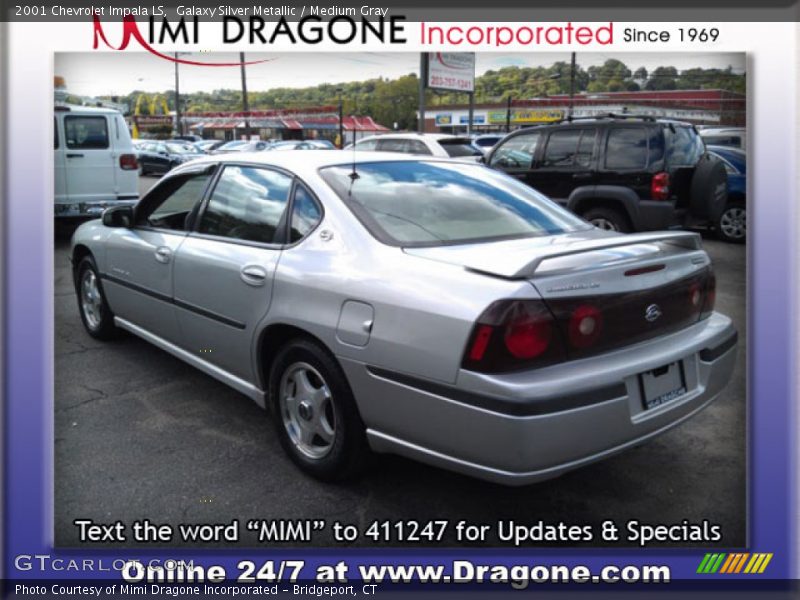 Galaxy Silver Metallic / Medium Gray 2001 Chevrolet Impala LS