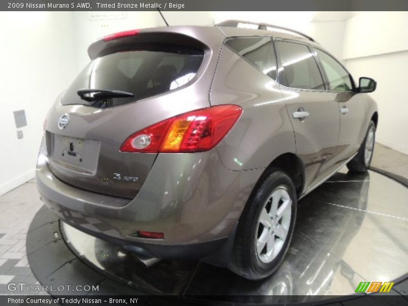 Tinted Bronze Metallic / Beige 2009 Nissan Murano S AWD