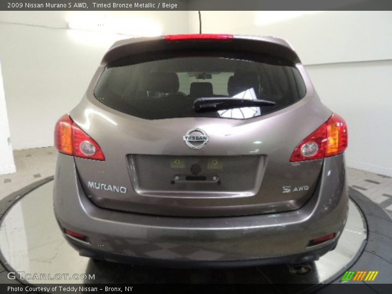 Tinted Bronze Metallic / Beige 2009 Nissan Murano S AWD