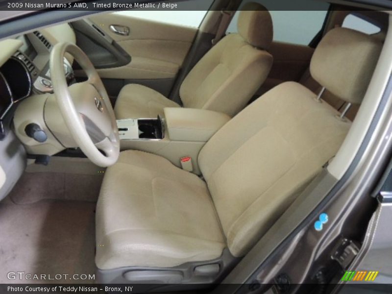 Tinted Bronze Metallic / Beige 2009 Nissan Murano S AWD
