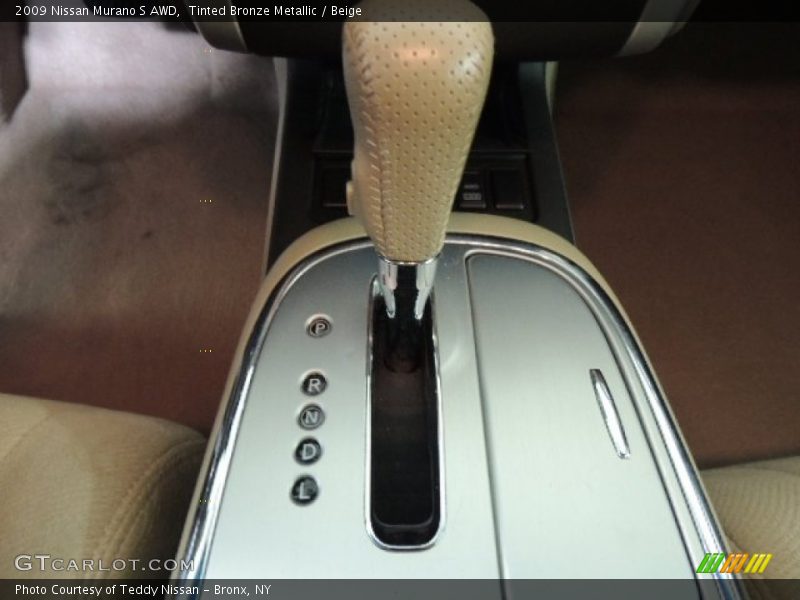 Tinted Bronze Metallic / Beige 2009 Nissan Murano S AWD