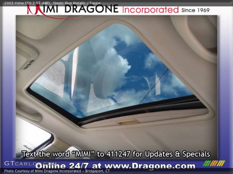 Nautic Blue Metallic / Taupe 2003 Volvo S60 2.5T AWD