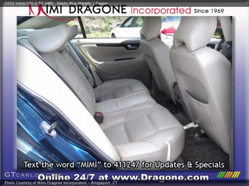 Nautic Blue Metallic / Taupe 2003 Volvo S60 2.5T AWD