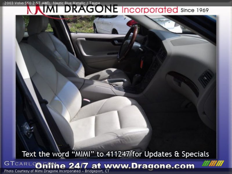 Nautic Blue Metallic / Taupe 2003 Volvo S60 2.5T AWD