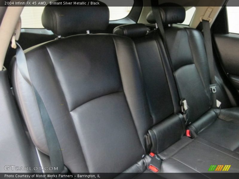 Brilliant Silver Metallic / Black 2004 Infiniti FX 45 AWD