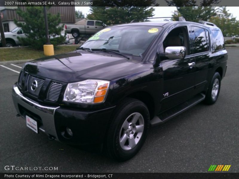 Galaxy Black / Sand 2007 Nissan Armada SE 4x4