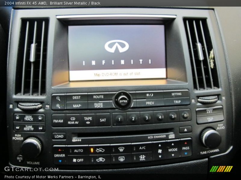 Brilliant Silver Metallic / Black 2004 Infiniti FX 45 AWD