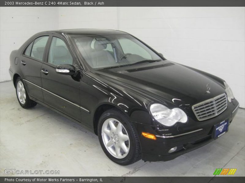 Black / Ash 2003 Mercedes-Benz C 240 4Matic Sedan