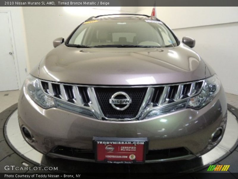 Tinted Bronze Metallic / Beige 2010 Nissan Murano SL AWD