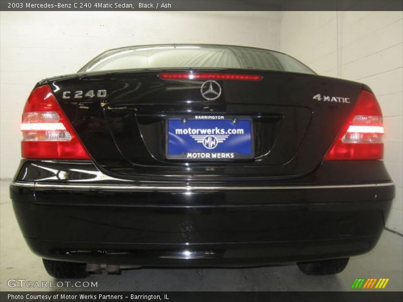Black / Ash 2003 Mercedes-Benz C 240 4Matic Sedan