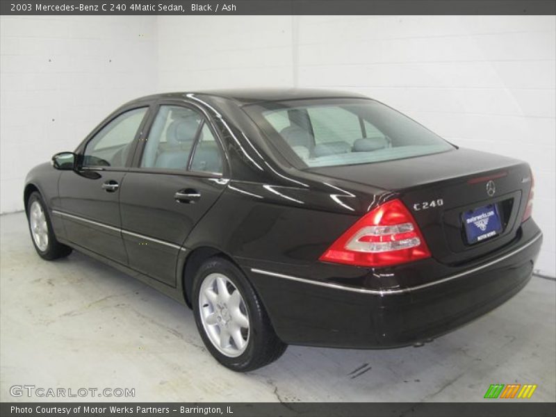 Black / Ash 2003 Mercedes-Benz C 240 4Matic Sedan