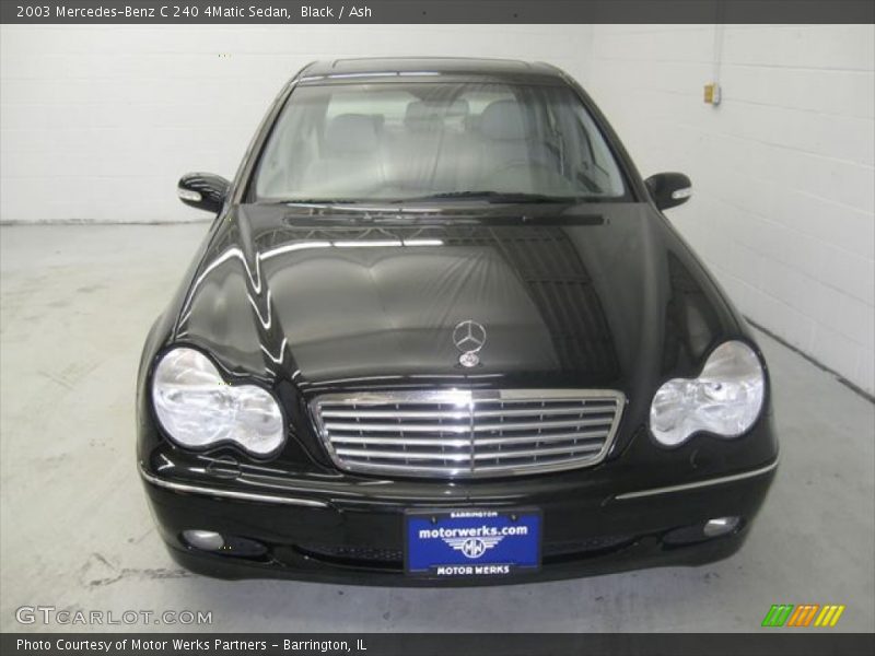 Black / Ash 2003 Mercedes-Benz C 240 4Matic Sedan