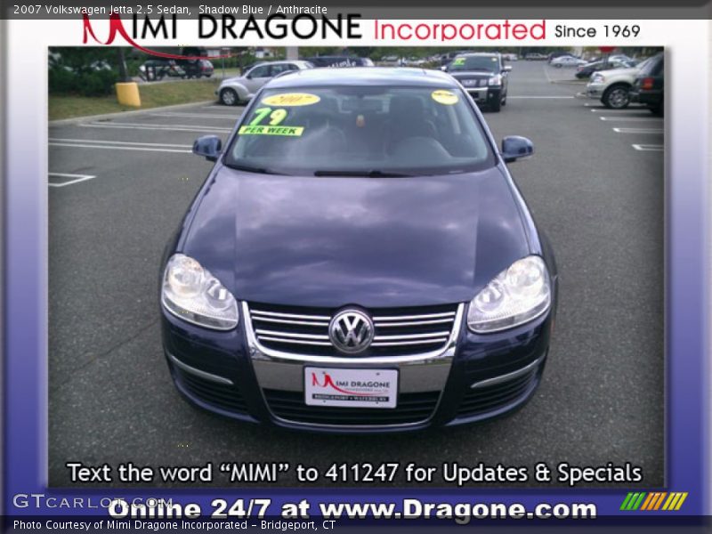 Shadow Blue / Anthracite 2007 Volkswagen Jetta 2.5 Sedan