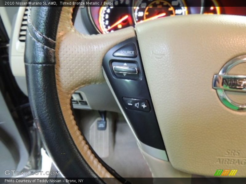 Tinted Bronze Metallic / Beige 2010 Nissan Murano SL AWD