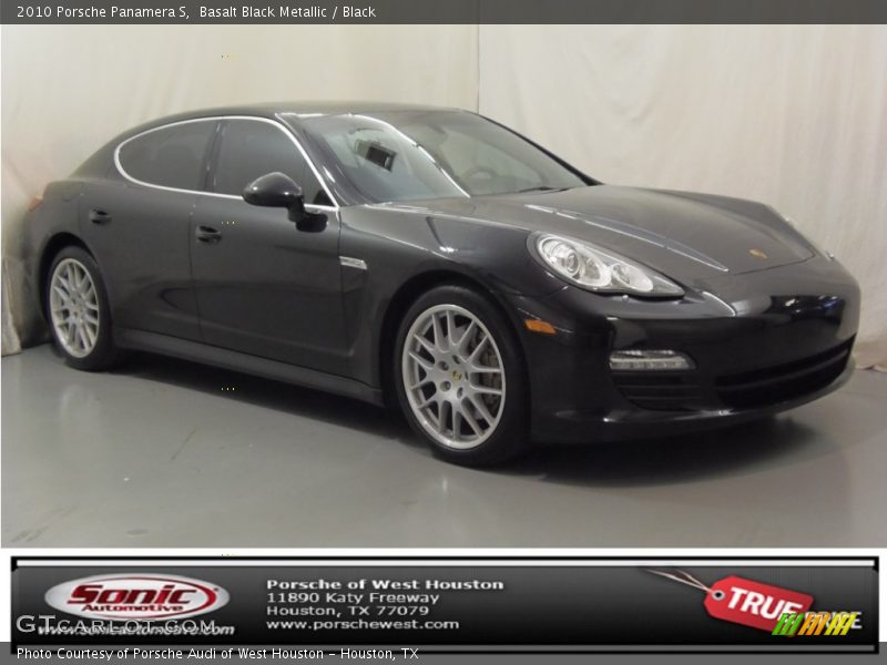 Basalt Black Metallic / Black 2010 Porsche Panamera S