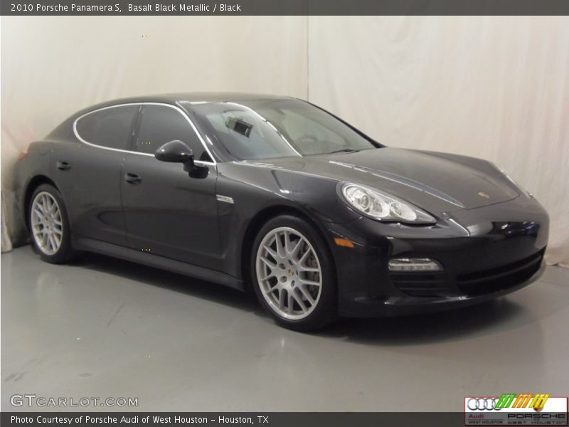 Basalt Black Metallic / Black 2010 Porsche Panamera S