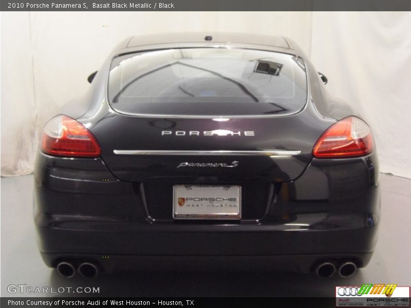 Basalt Black Metallic / Black 2010 Porsche Panamera S