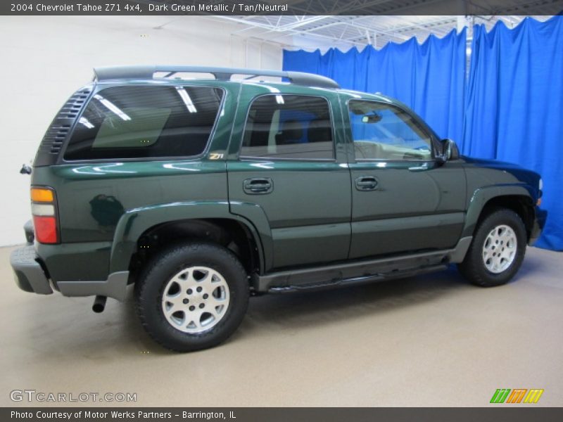 Dark Green Metallic / Tan/Neutral 2004 Chevrolet Tahoe Z71 4x4